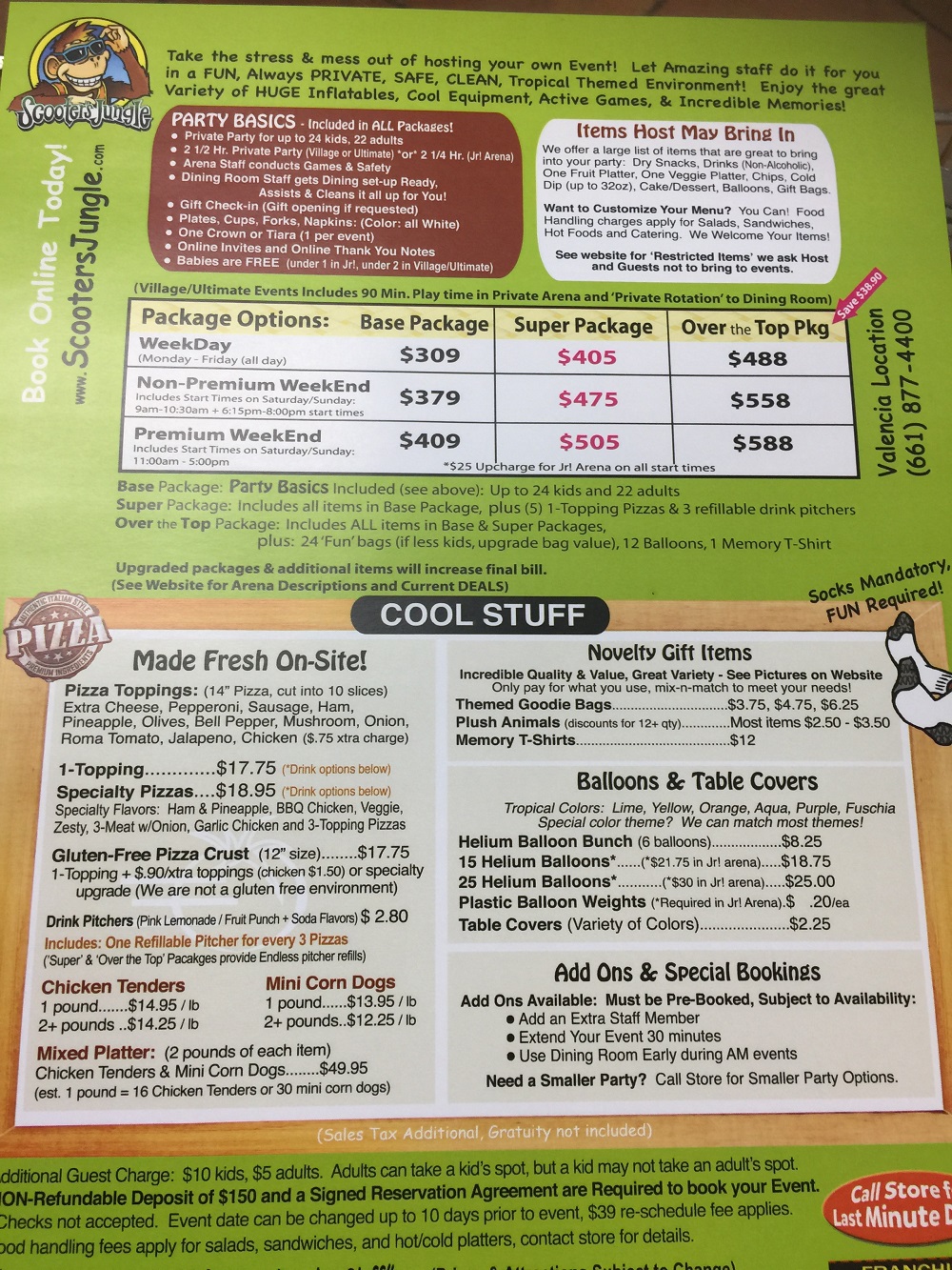 Scooter’s Jungle Valencia Yessie’s Cakes